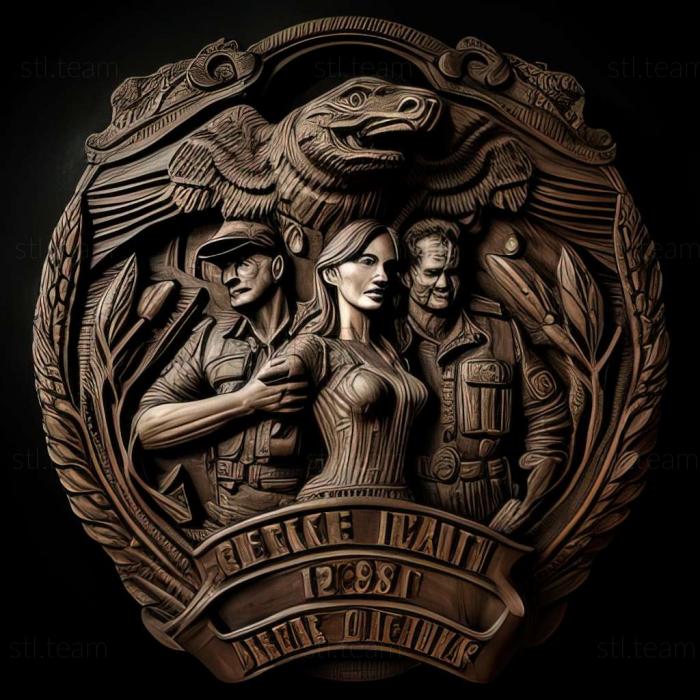3D модель Resident Evil Наемники 3D игра (STL)